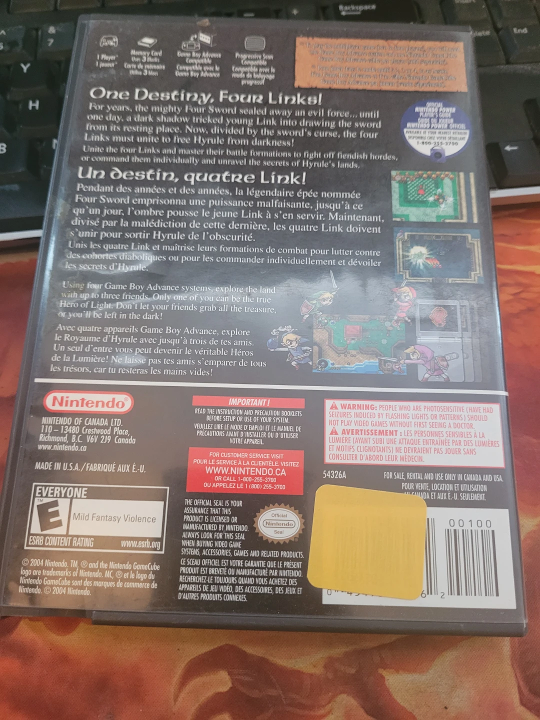 Legend of Zelda: Four Swords Adventures - Gamecube - photo 2