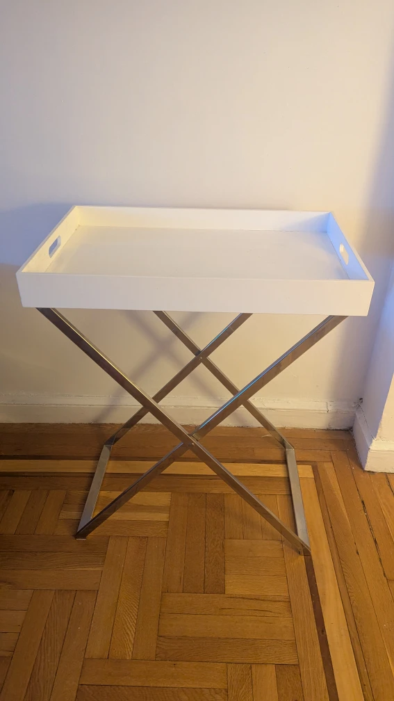 CB2 Large Serving Tray with stand