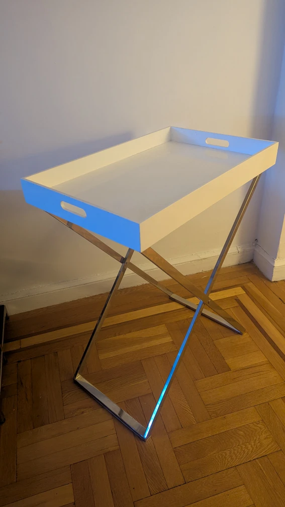 CB2 Large Serving Tray with stand - photo 2