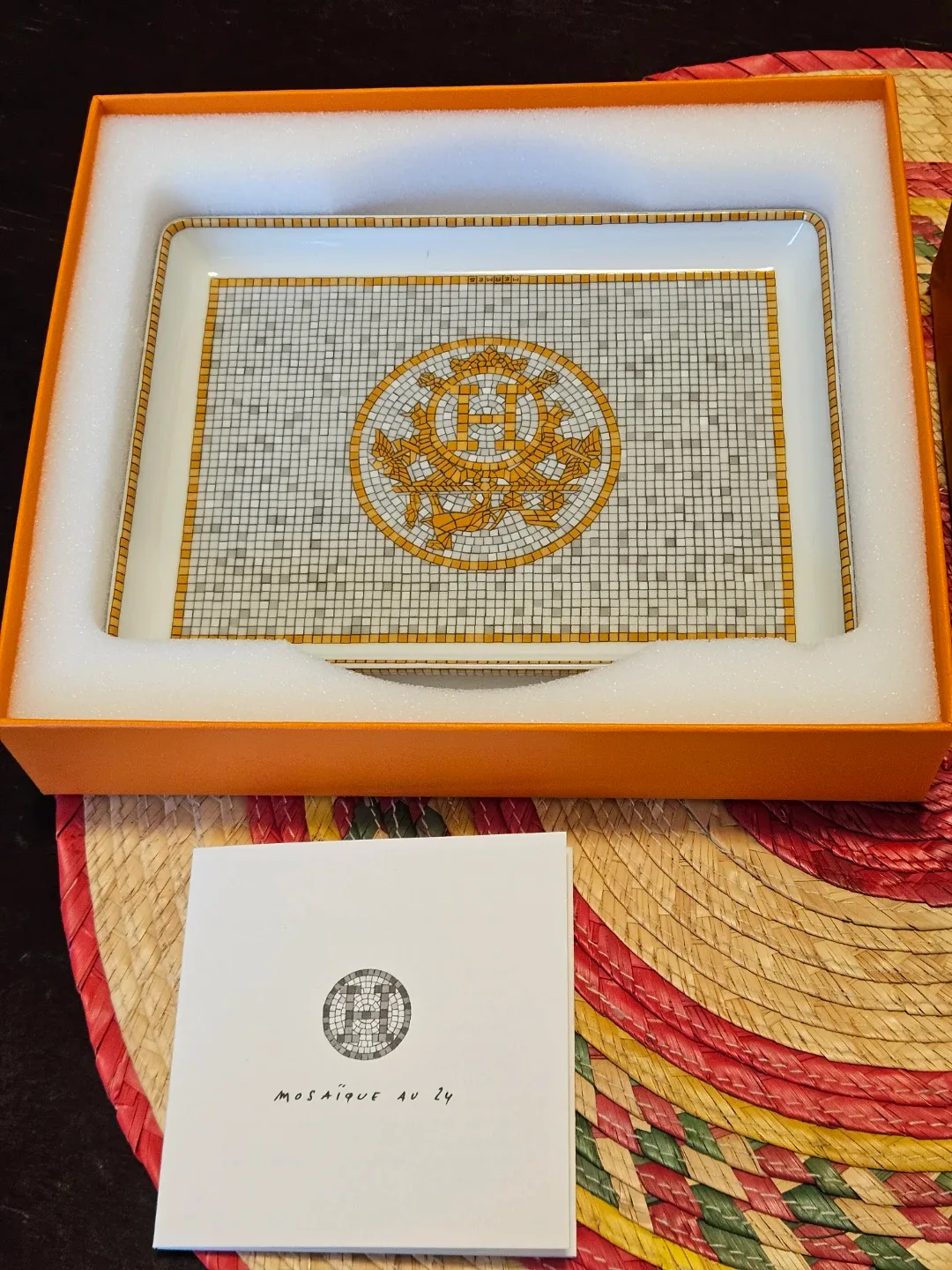 Hermès Mosaique Au 24 Tray - New in Box image indicator(5)