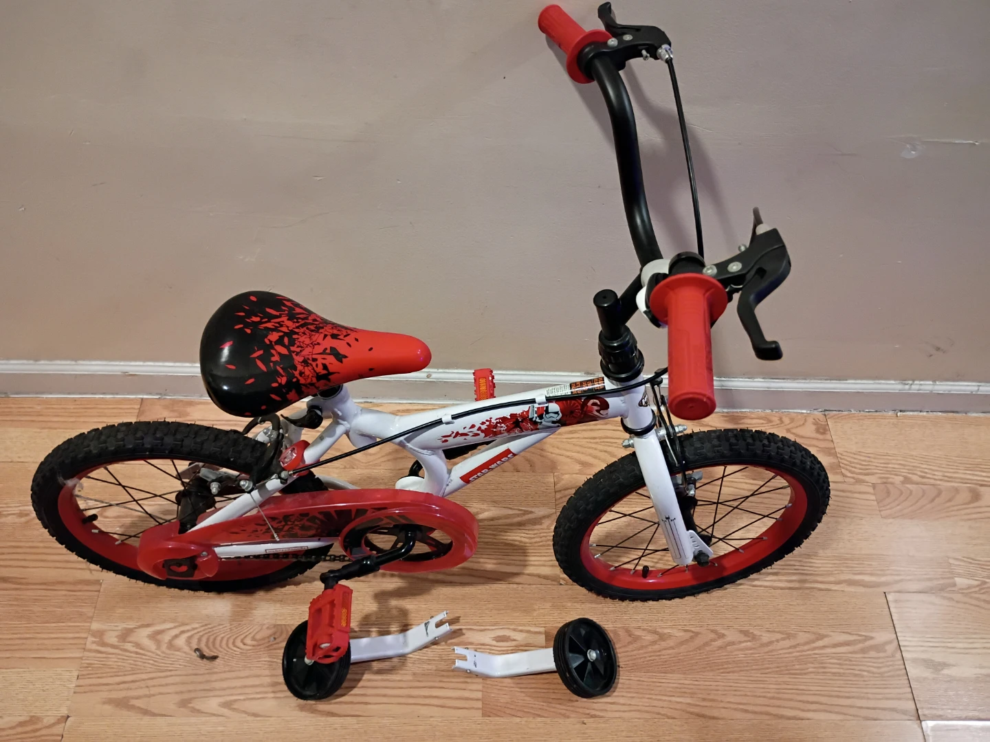 Kids Bike - Red and White