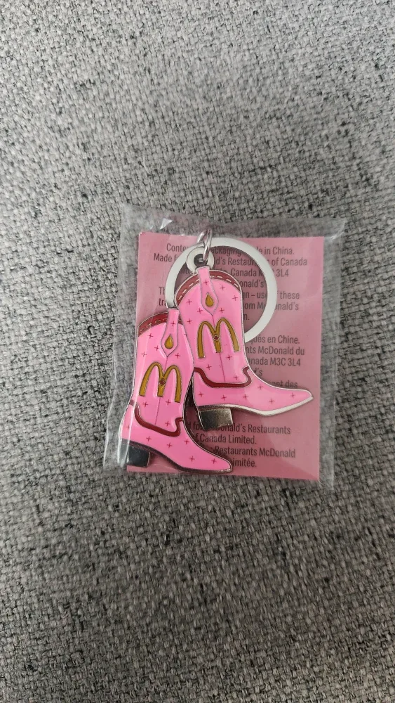 McDonald's Shania Twain Boots Keychain