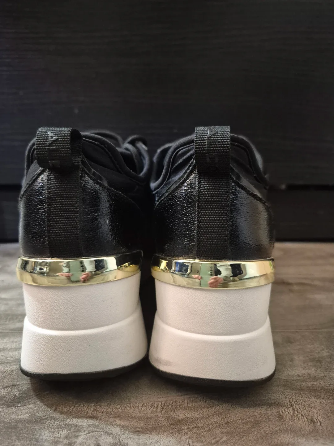 Black Wedge Heel Sneakers ALDO US 7 image indicator(5)