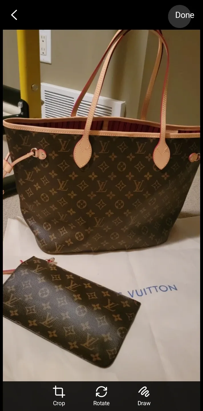 Louis Vuitton Neverfull MM Monogram Canvas Tote