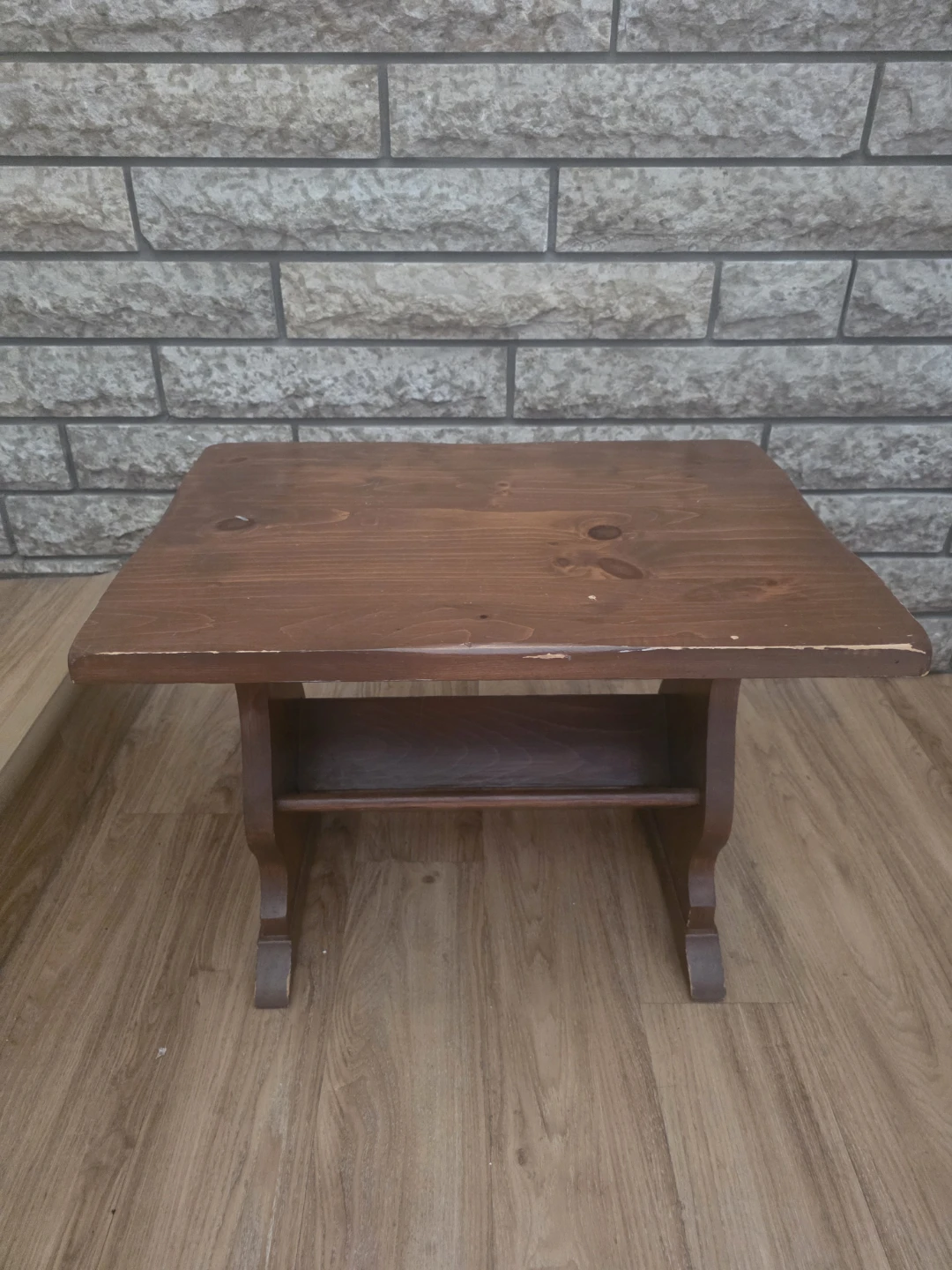 Solid Pine Wooden Side Table