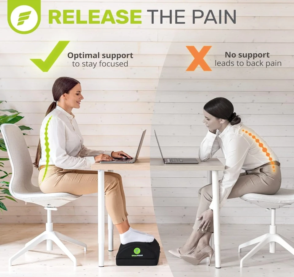 ErgoFoam Adjustable Foot Rest - Like New! - photo 4