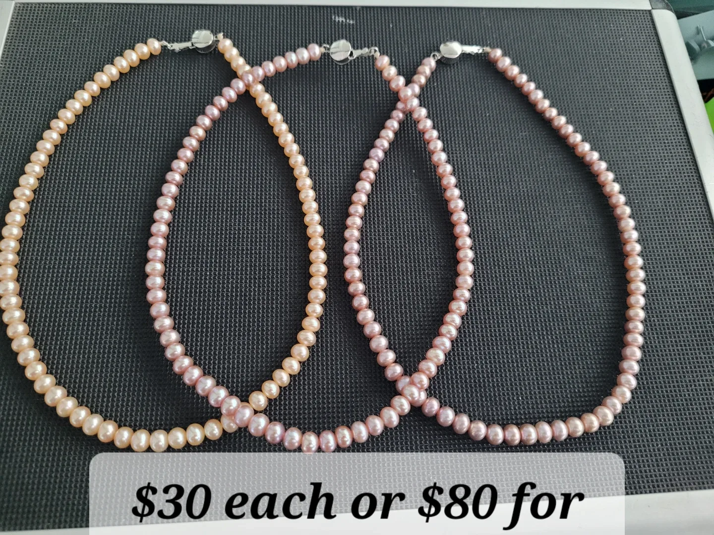 Pearl Necklaces - $30 Each