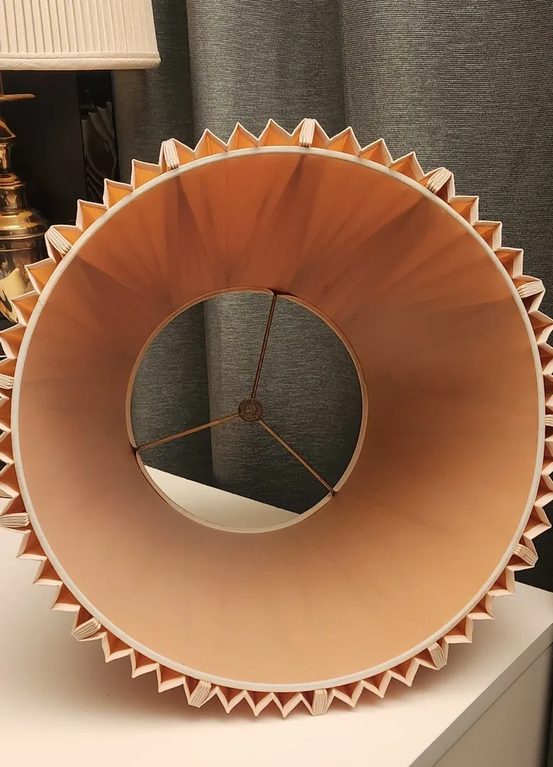 Pleated Lamp Shade - Beige image indicator(2)