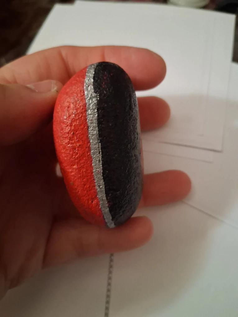Painted Rock - 8 Ball Design - photo 3