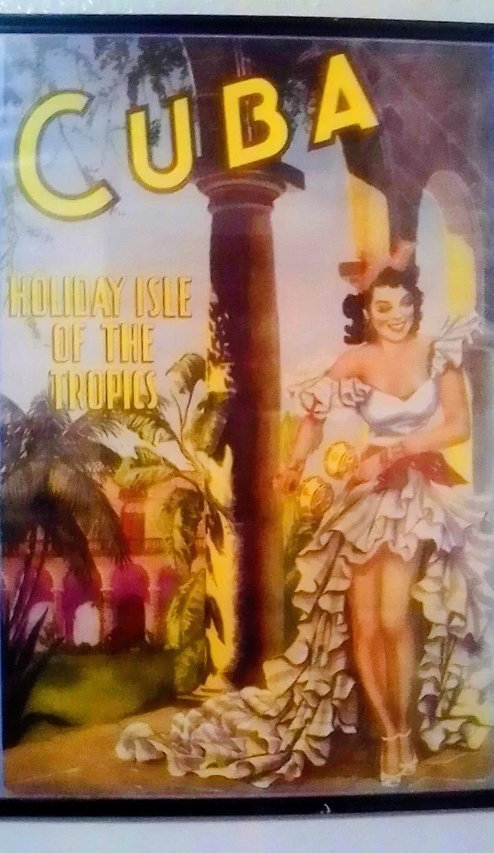 #cleanout Cuba Holiday Isle of the Tropics Framed Poster