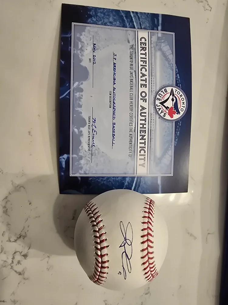 J.P. Arencibia Autographed Baseball