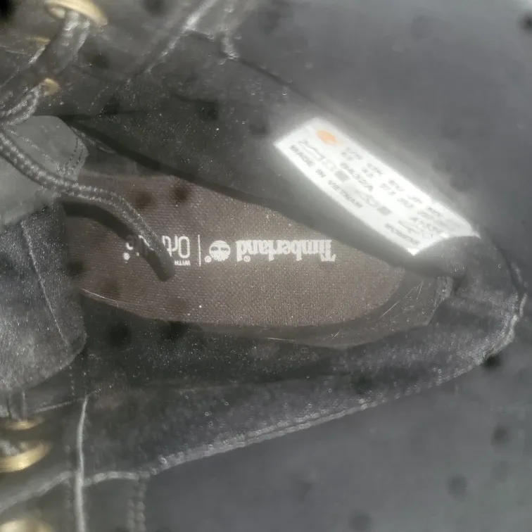 Timberland Black Suede Heeled Boots, Women's Size 7