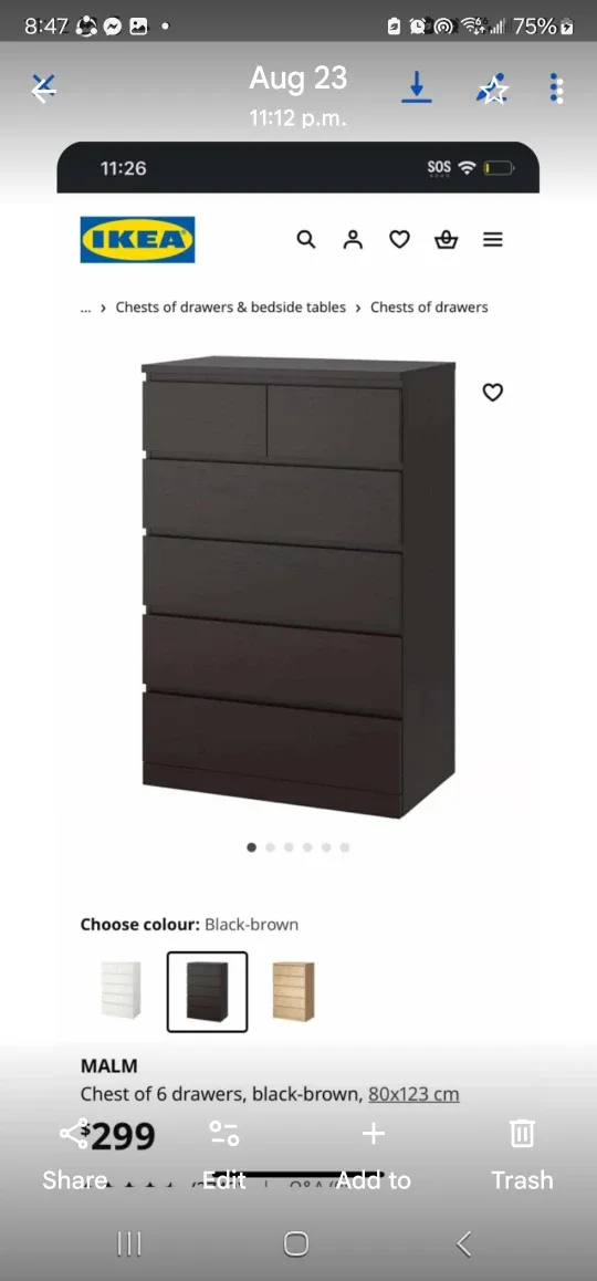 Malm dresser image indicator(6)