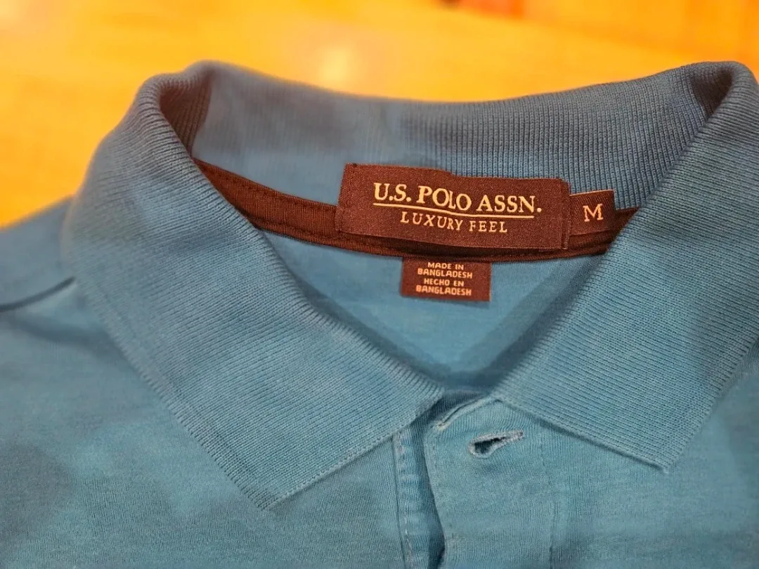 2 U.S. Polo Assn. Polo Shirts - Size M image indicator(4)