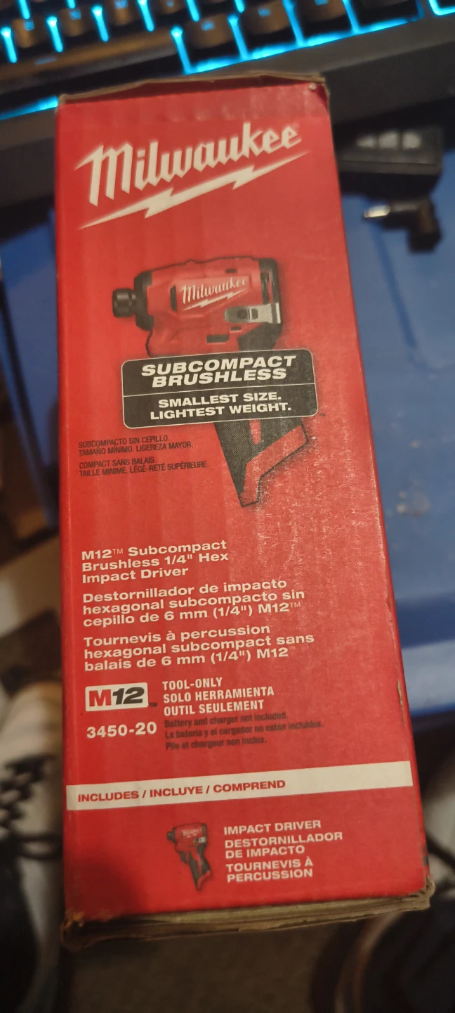 Milwaukee M12 Subcompact Brushless 1/4" Hex Impact Driver - photo 2