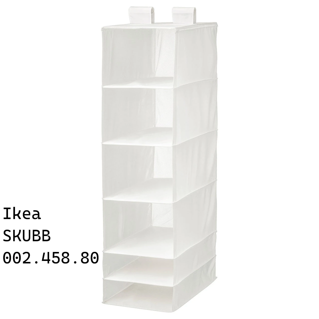 IKEA SKUBB Hanging Storage with 6 Compartments 3 pcs