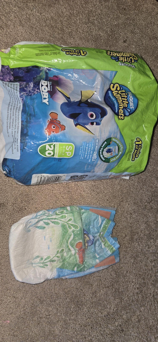 Huggies Little Swimmers Swim Pants - Size S/P (16-26 lbs)