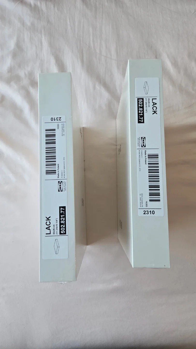 2 IKEA Lack Wall Shelves - New in Box! image indicator(2)