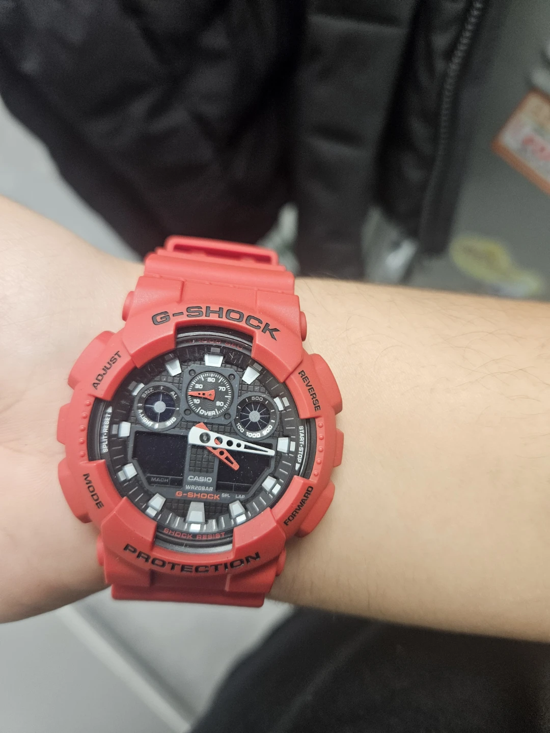 Red Casio G-Shock Watch