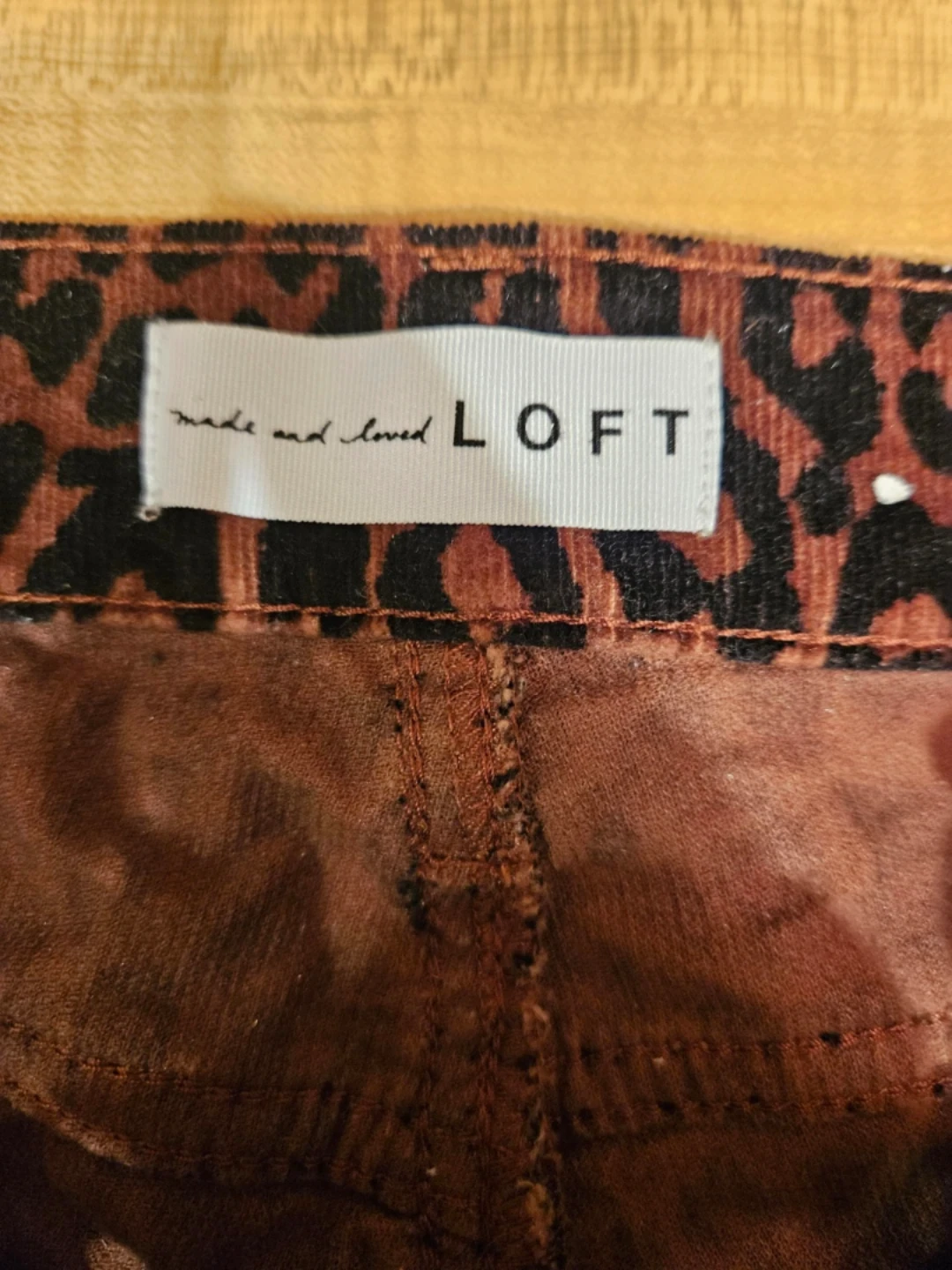 LOFT High Waist Skinny Leopard Print Jeans - Size 0/25 - photo 2