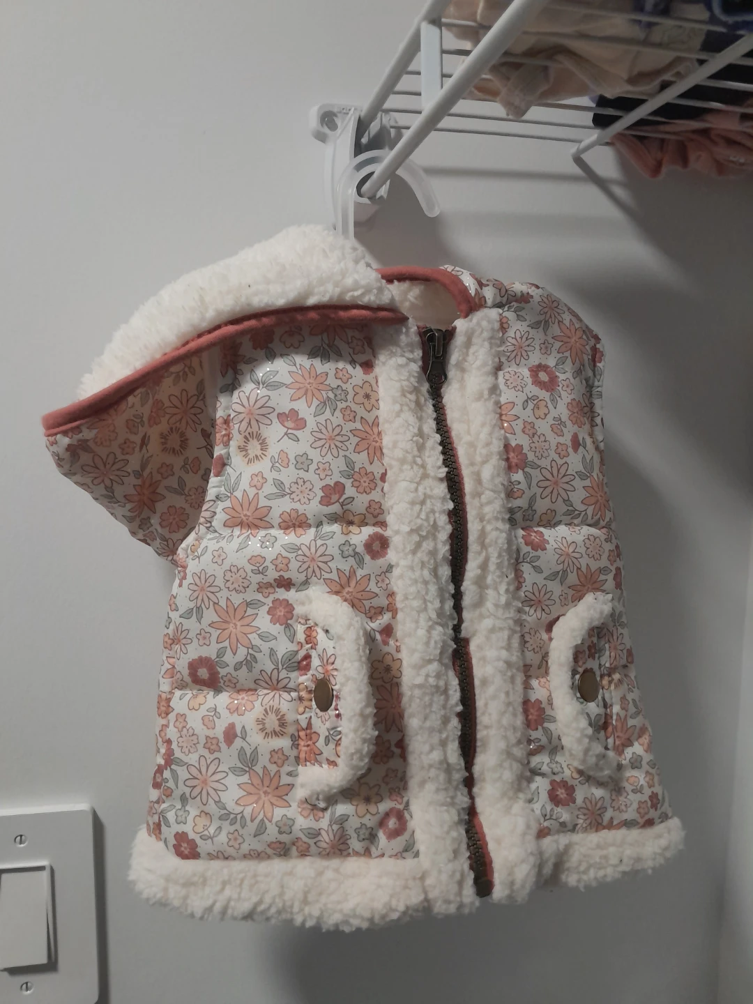 Floral Puffer Vest - Baby/Toddler