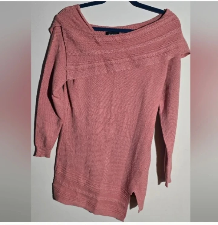 Pink Off-the-Shoulder Sweater (le château) - photo 2
