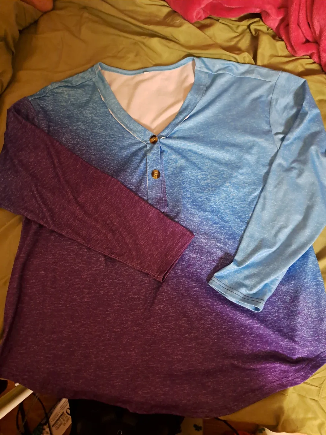 Colourful long sleeve shirt
