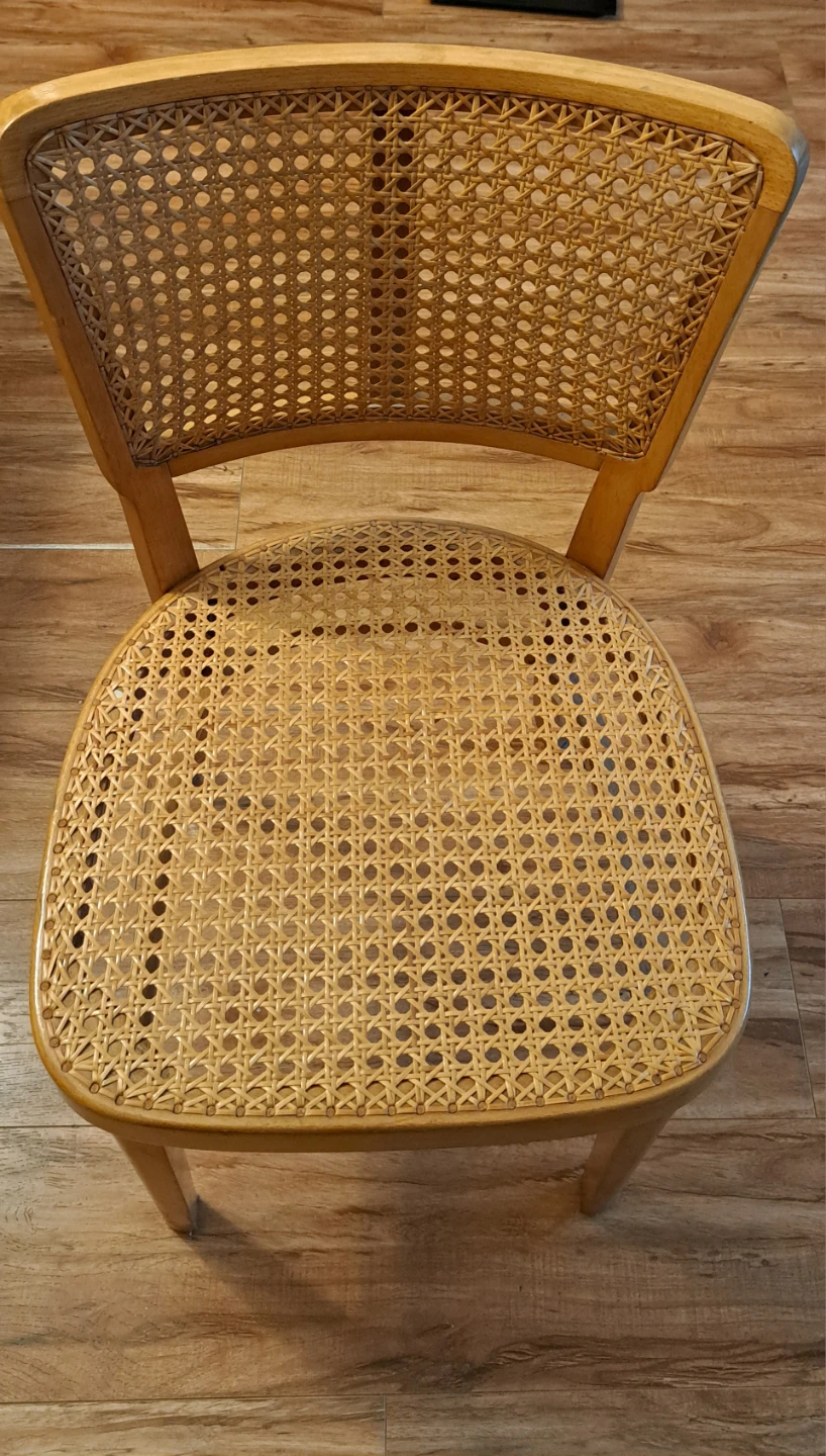 Cane Back Wooden Chair