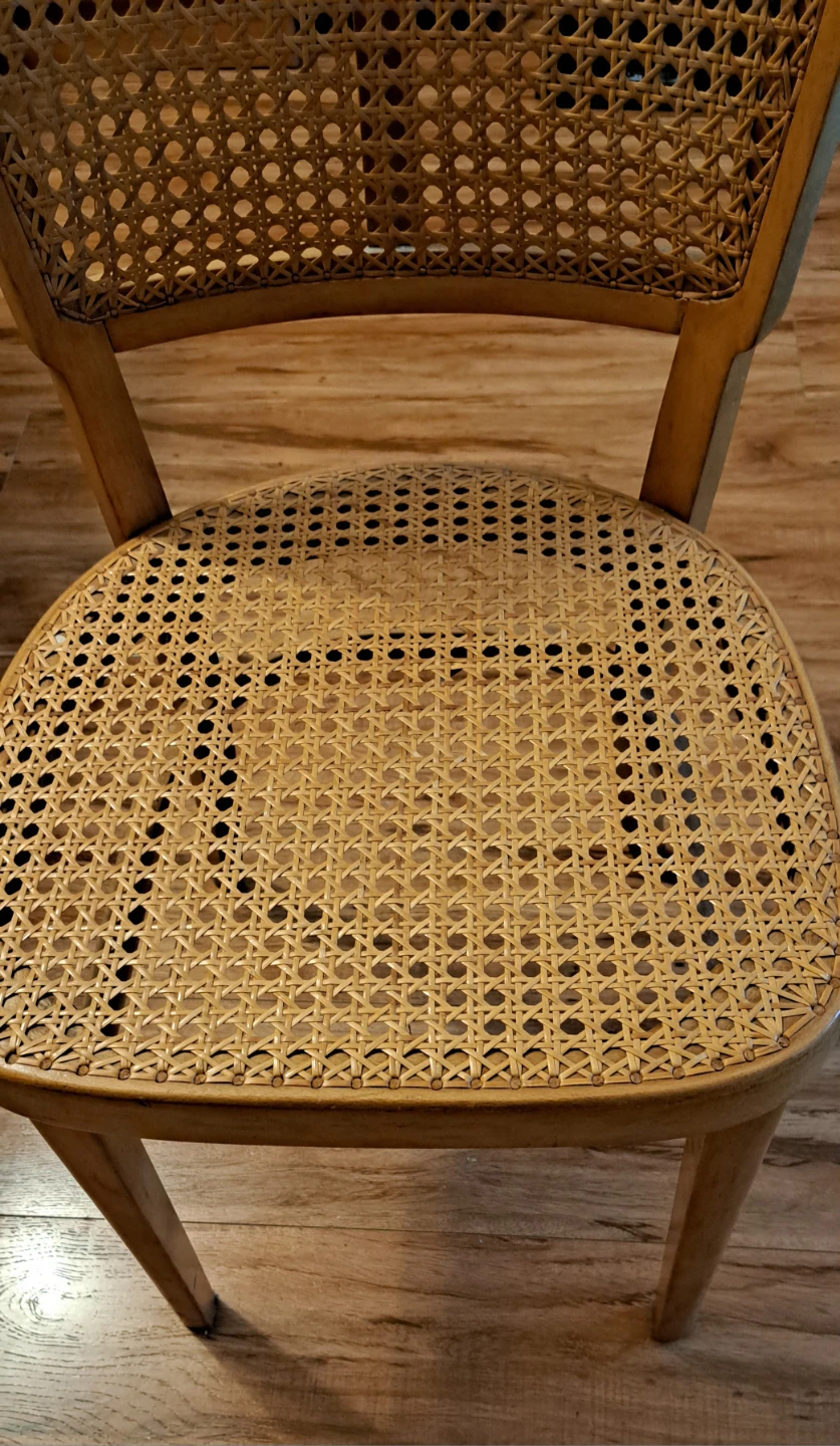 Cane Back Wooden Chair - photo 2