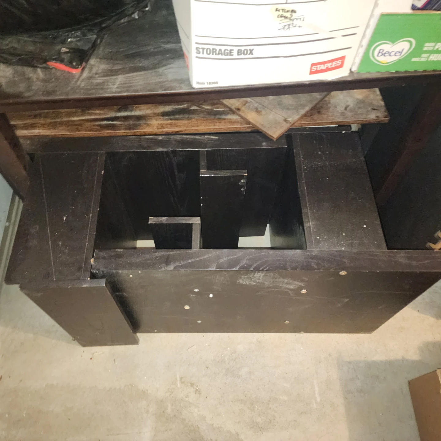 2x Black Ikea malm floating night stands - photo 3