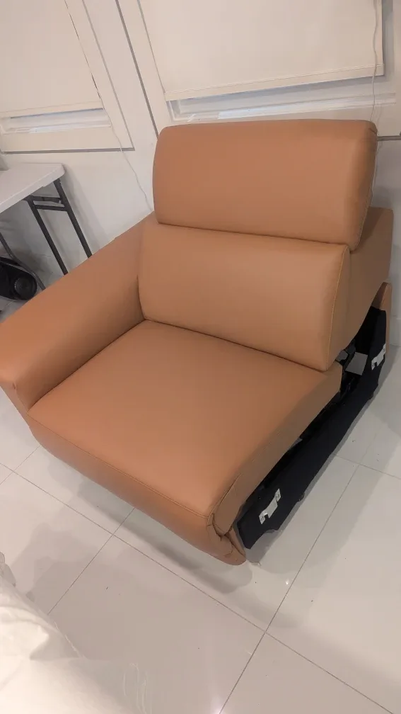 Valencia Andria Leather Reclining Armchair Brand New image indicator(3)