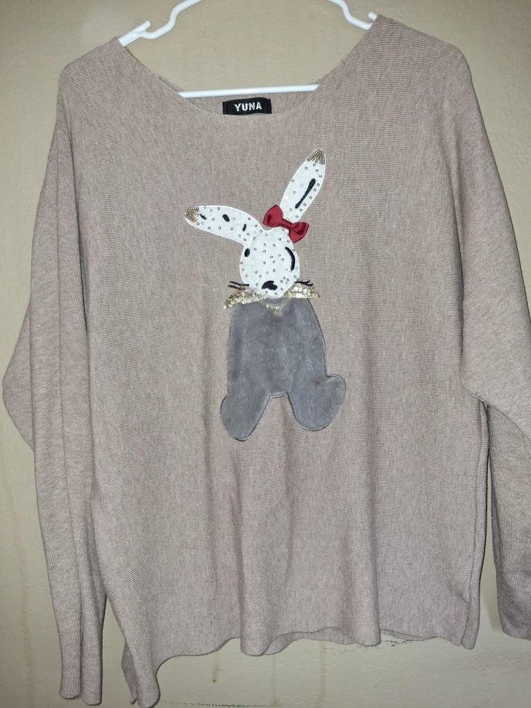 Yuna Bunny Design Sweater - photo 3