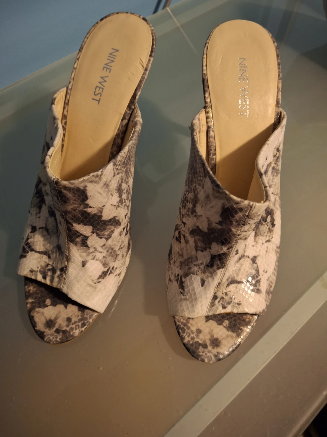 Nine West Snakeskin Print Heels - photo 5