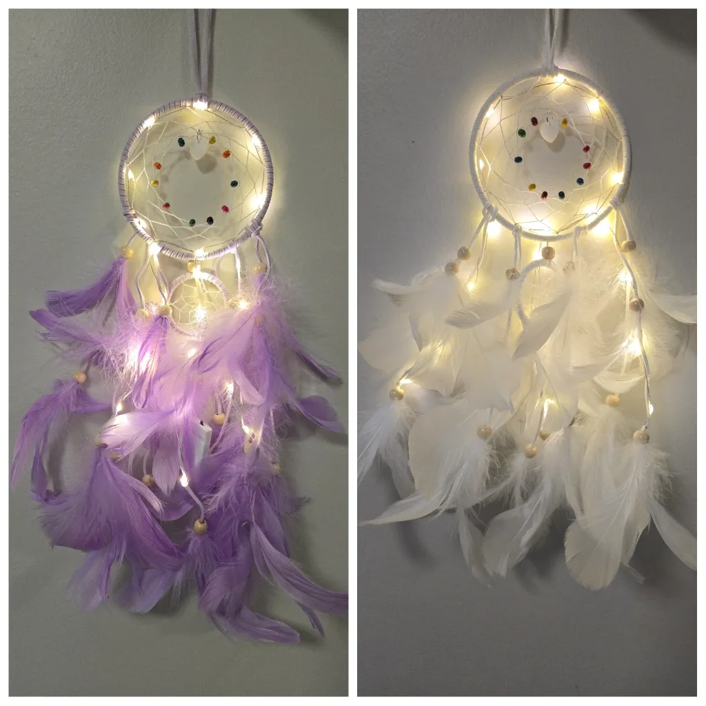 Dream Catcher with LED Lights, gift #Cleanout