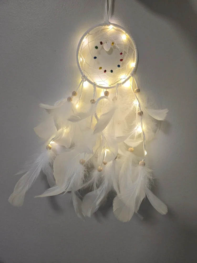Dream Catcher with LED Lights, gift #Cleanout image indicator(3)