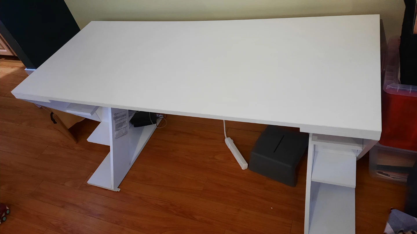 White Desk with Shelves - photo 5