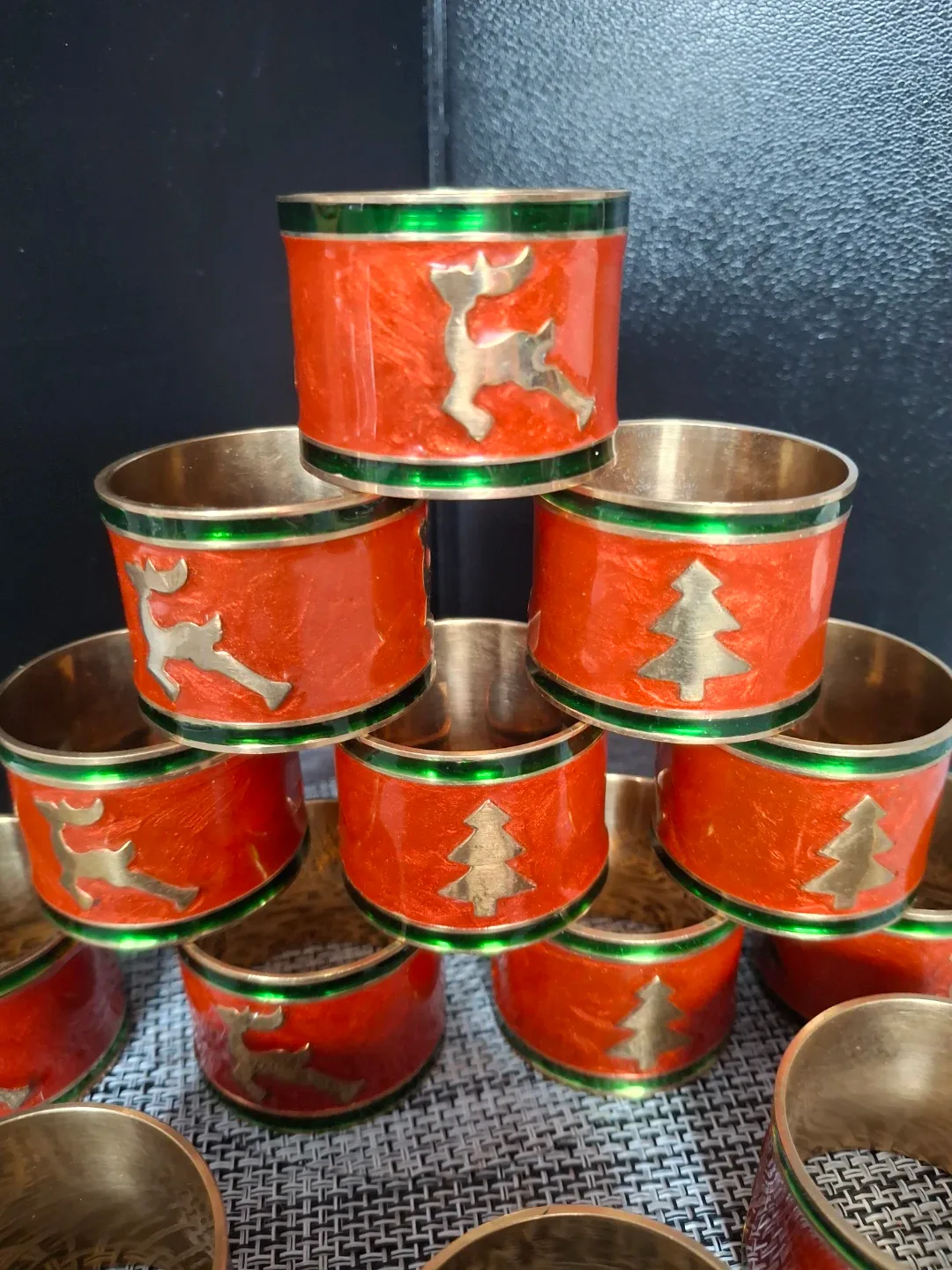 Set of 13 Holiday Napkin Rings image indicator(2)