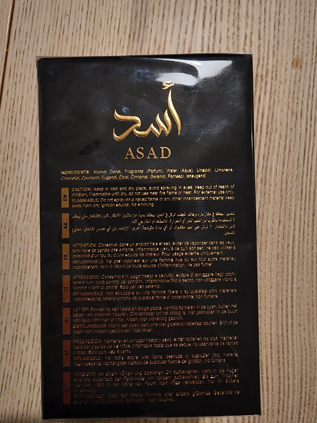 Lattafa Asad 3.4 fl oz Eau de Parfum - New - photo 3