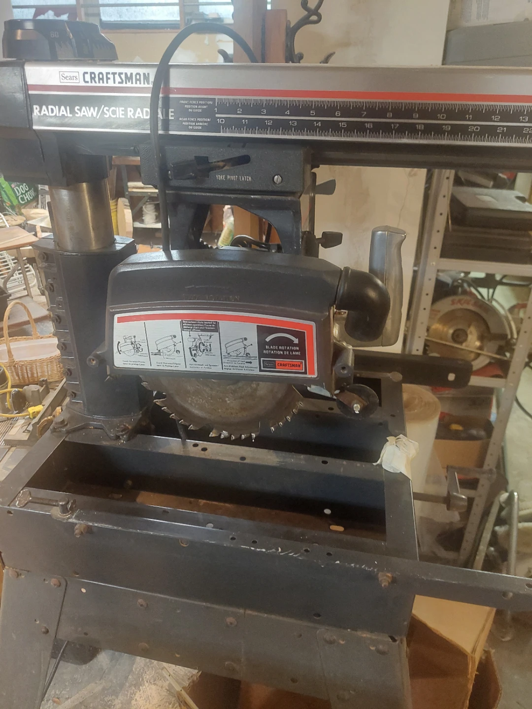 Craftsman Radial Arm Saw - photo 2