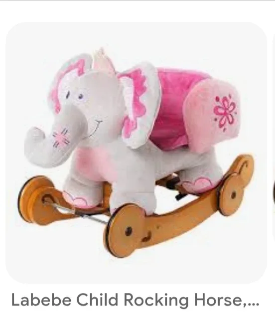Labebe Child Rocking Horse - Elephant Design