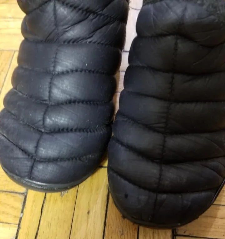 Black Puffer Mules size 11-12 #Cleanout image indicator(3)