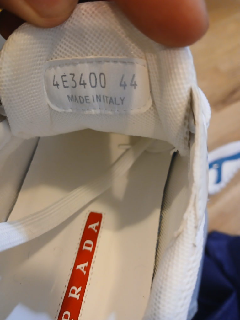 Prada Blue & White Sneakers - Size 44 - photo 4