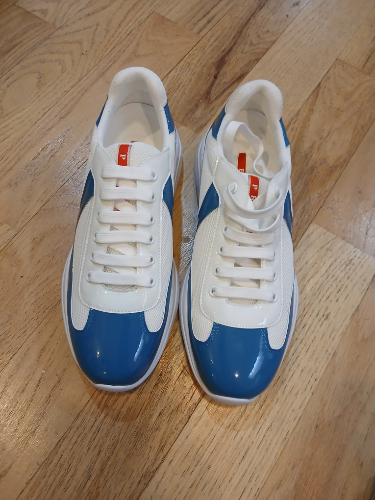 Prada Blue & White Sneakers - Size 44 - photo 5