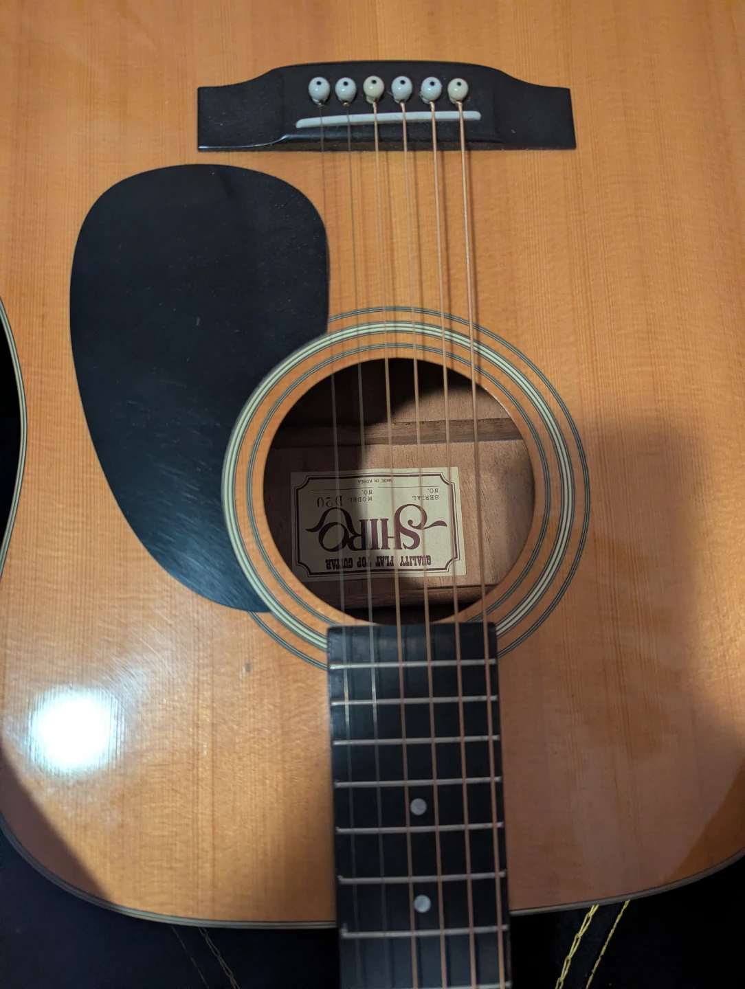 Guitar with  Case and Stand
