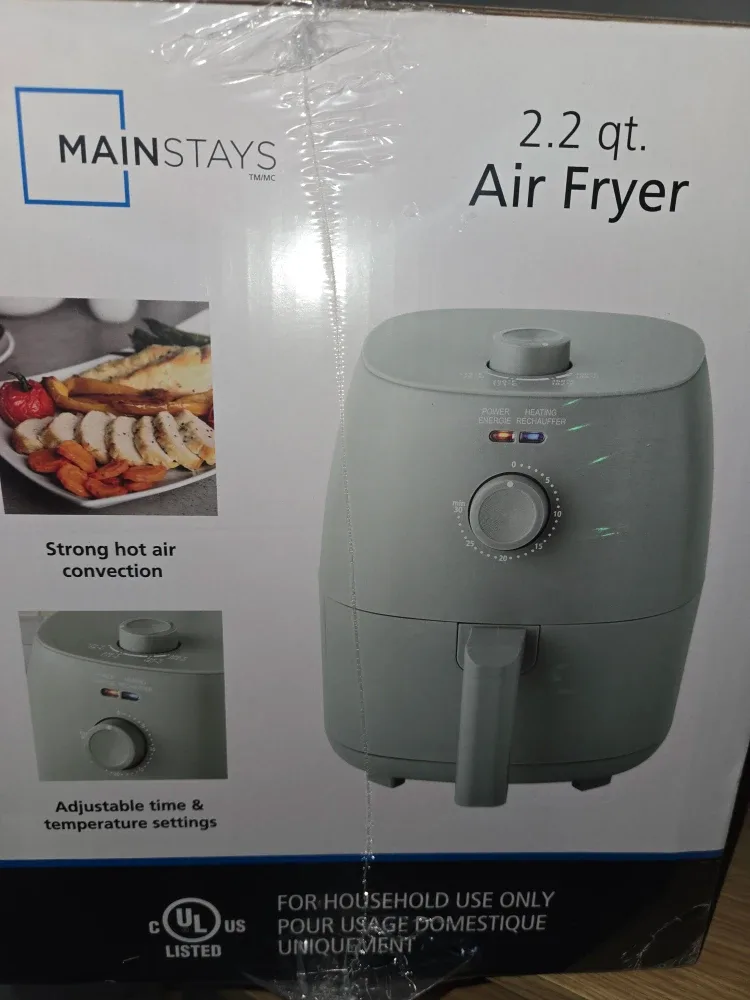 Mainstays 2.2 qt Air Fryer - Brand New! image indicator(3)
