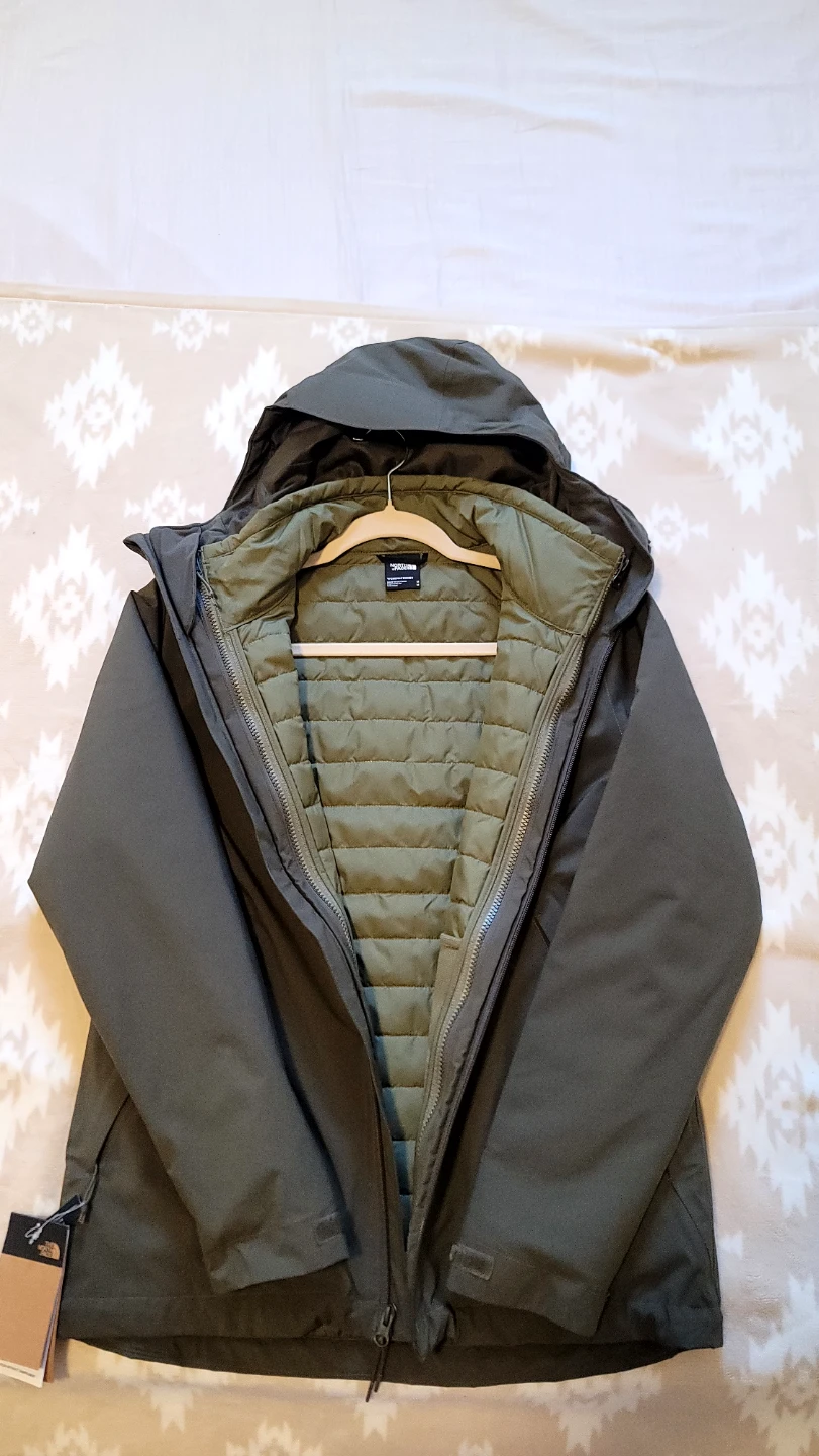 The North Face Triclimate Jacket - Olive Green, Size M - photo 3