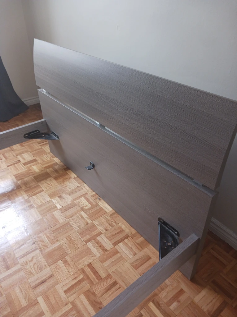 Bed Frame - Light Grey Queen - photo 2