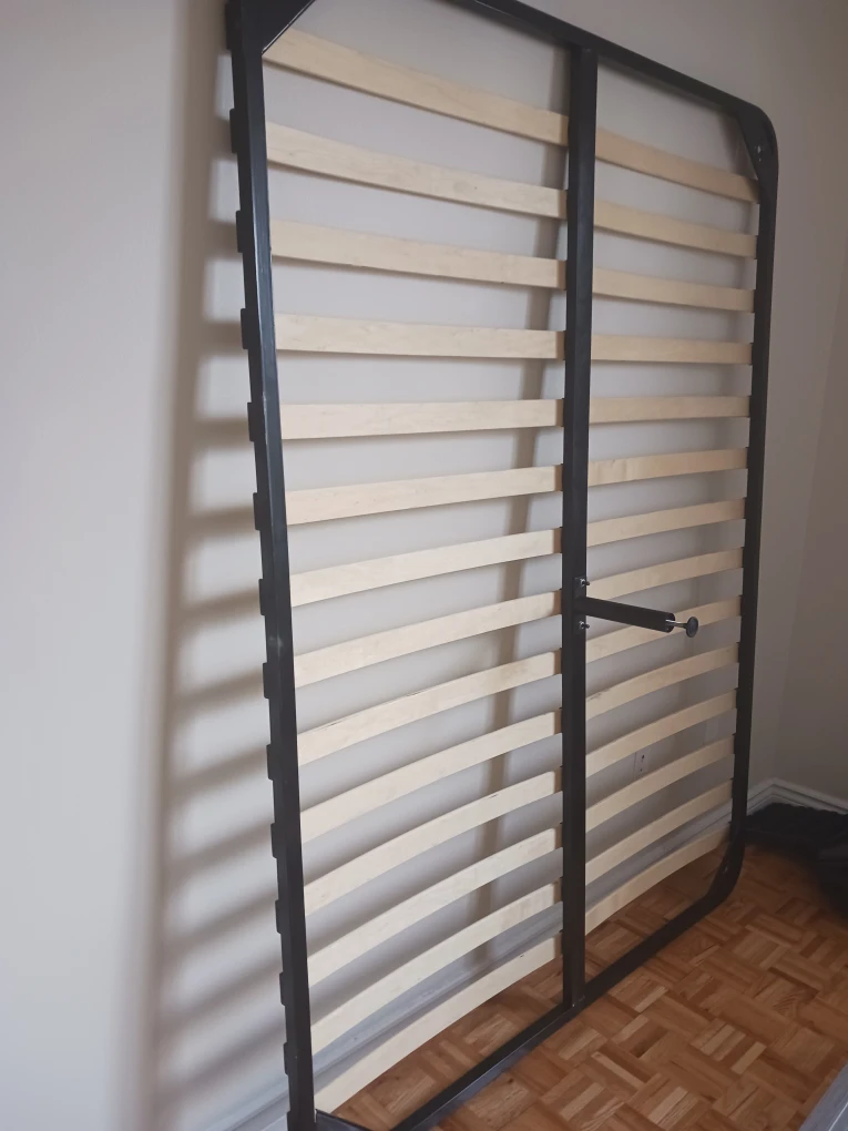 Bed Frame - Light Grey Queen - photo 3