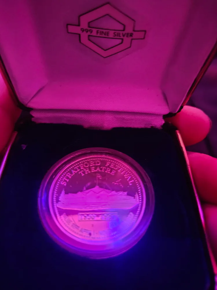 Stratford Theatre Festival 999 Fine Silver Coin