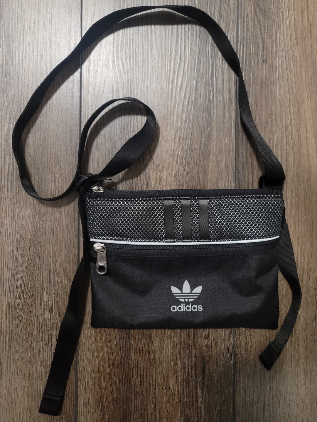 Adidas Sacoche Black Crossbody Bag - New